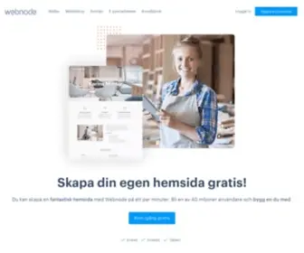 Webnode.se(Skapa din egen hemsida ) Screenshot