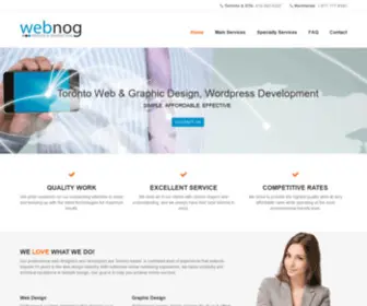 Webnog.ca(Web Design Toronto) Screenshot