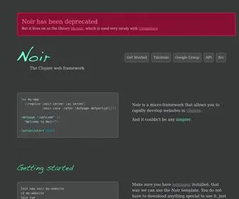 Webnoir.org(Noir) Screenshot