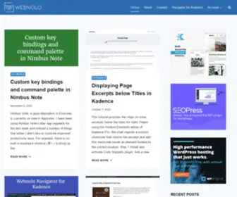 Webnolo.com(Deals, reviews and tutorials to help you build your web presence) Screenshot