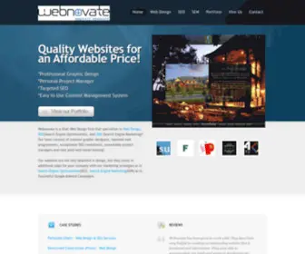 Webnovate.com(Utah Web Design) Screenshot