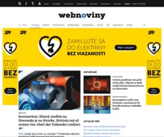 Webnoviny.sk(Správy) Screenshot