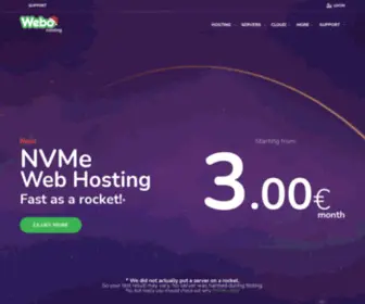 Webo.hosting(Webo hosting) Screenshot