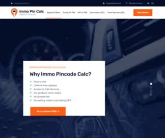 Weboctopus.nl(Immobilizer Pincode Calculator (official website)) Screenshot