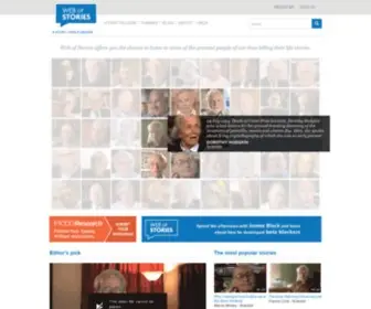 Webofstories.com(Web of Stories) Screenshot