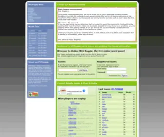 Weboggle.info(Weboggle info) Screenshot