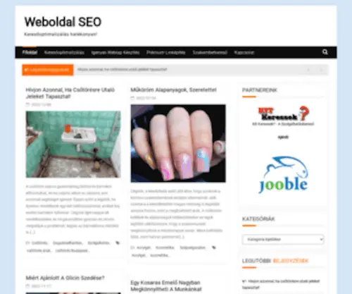 Weboldalseo.hu(Weboldal SEO) Screenshot