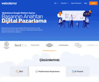 Webolizma.com(Dijital Pazarlama ve SEO Ajans) Screenshot