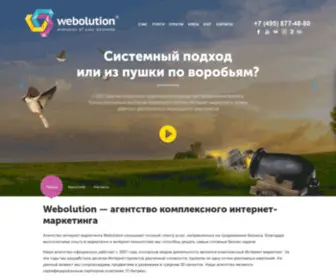 Webolution.ru(агентство Интернет) Screenshot