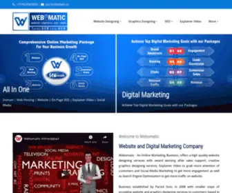 Webomatic.in(Best Website and Digital Marketing Company in Ahmedabad) Screenshot