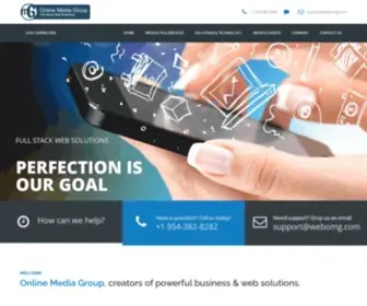 Webomg.com(Online Media Group) Screenshot