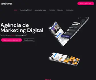 Weboost.pt(Agência de Marketing Digital) Screenshot