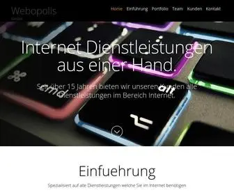 Webopolis.ch(Webopolis GmbH) Screenshot