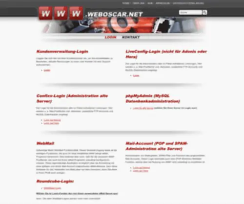 Weboscar.net(Weboscar) Screenshot