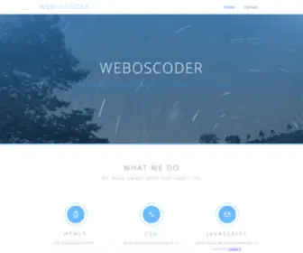 Weboscoder.com(WebOS Coder) Screenshot