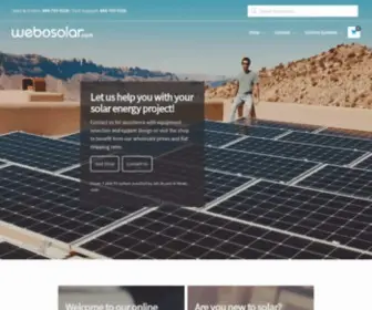 Webosolar.com(Solar Shop) Screenshot
