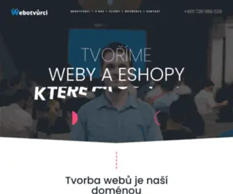 Webotvurci.cz(Tvorba Webů) Screenshot
