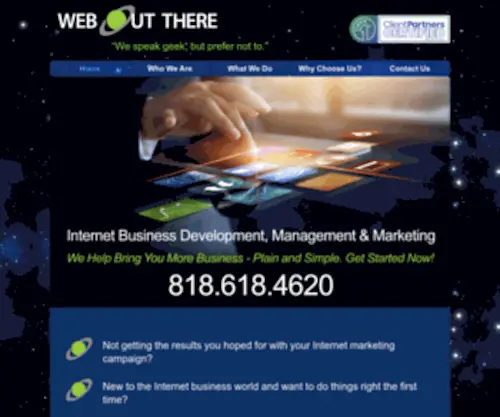 Weboutthere.com(Internet Marketing Consultants) Screenshot