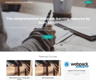 Webpack.academy(Dit domein kan te koop zijn) Screenshot