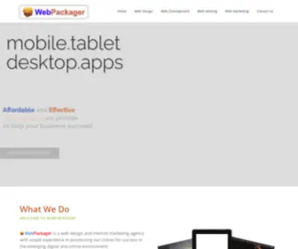 Webpackager.com(Home) Screenshot