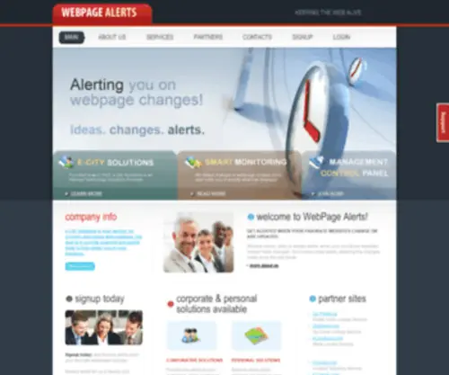 Webpagealerts.com(Webpagealerts) Screenshot