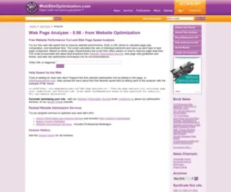 Webpageanalyzer.com(Web Page Analyzer) Screenshot