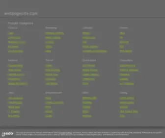 Webpageurls.com(Free web directory) Screenshot