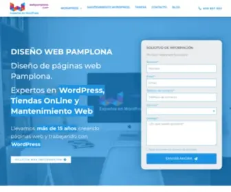 Webpamplona.com(Diseño de páginas web en Pamplona) Screenshot