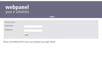 Webpanel.co.uk(Webpanel) Screenshot