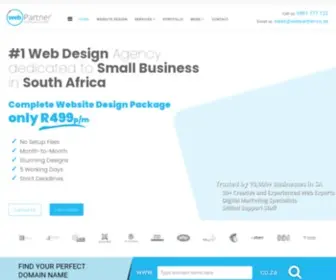 Webpartner.co.za(Web Partner) Screenshot