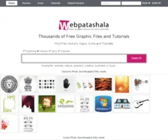 Webpatashala.com(Free vector arts) Screenshot