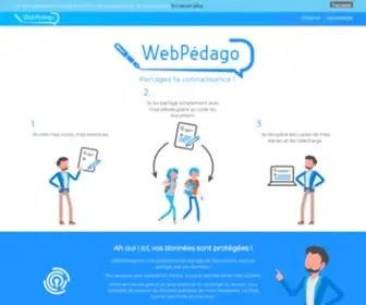 Webpedago.com(Partagez la connaissance) Screenshot