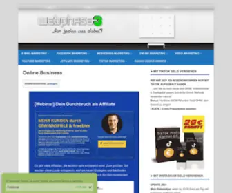 Webphase3.de(Online Business) Screenshot