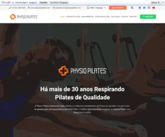 Webpilates.com(Physio Pilates) Screenshot