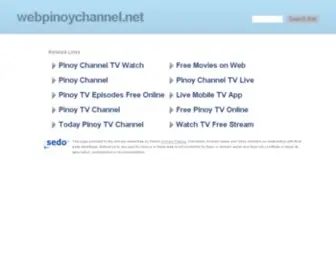 Webpinoychannel.net(Pinoy Channel) Screenshot