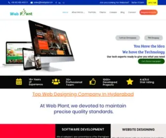 Webplant.in(Best Website Designers in Hyderabad and Secunderabad) Screenshot