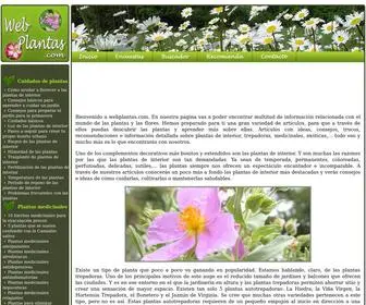 Webplantas.com(Plantas de interior) Screenshot