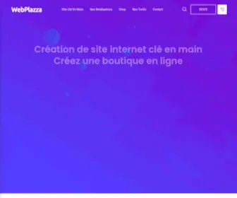 Webplazza.fr(Agence) Screenshot