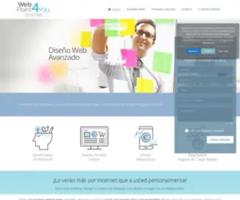 Webpoint4You.com(Empresa Diseño de Páginas Web) Screenshot