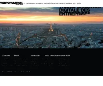 Webpopulation.fr(Digital Group) Screenshot
