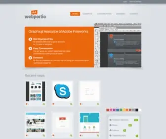 Webportio.com(Free web graphics) Screenshot