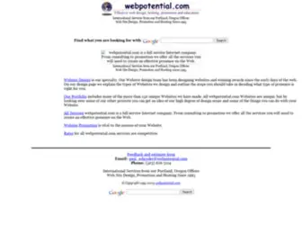 Webpotential.com(Webpotential) Screenshot