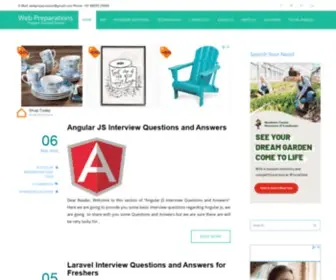 Webpreparations.com(Web Preparations) Screenshot
