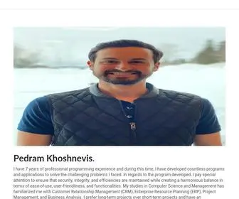 Webprinciples.com(Pedram Khoshnevis) Screenshot
