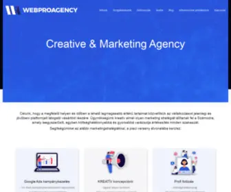 Webproagency.hu(WebPro Agency) Screenshot