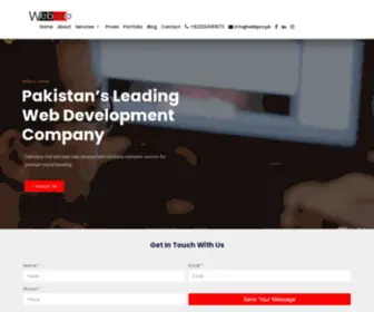 Webpro.pk(#1 Website Development Company) Screenshot