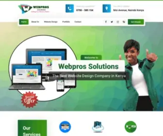 Webpros.co.ke(Website Design in Nairobi) Screenshot