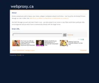 Webproxy.ca(Web proxy) Screenshot