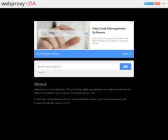 Webproxy.to(USA IP web proxy) Screenshot