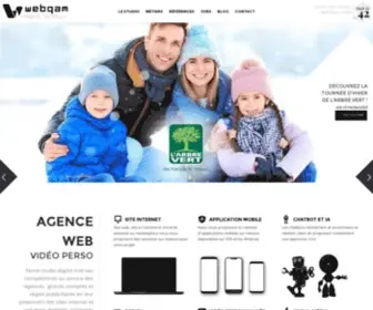 WebQam.fr(Agence de communication globale & digitale) Screenshot